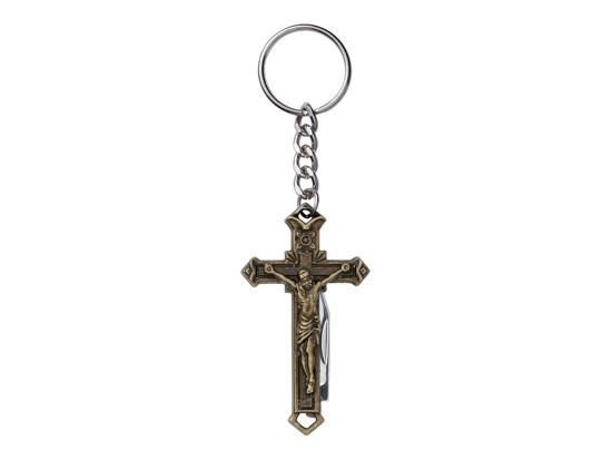 Dead Stock】Supreme - Crucifix Folding Knife Keychain - UG.SHAFT